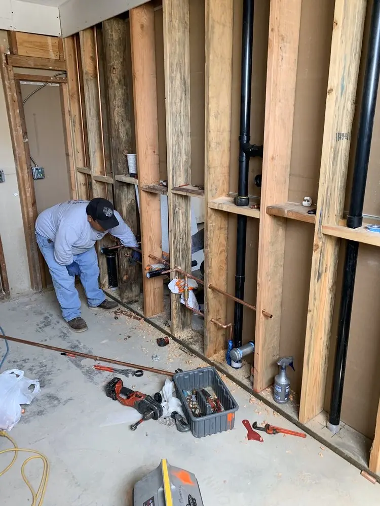 Commercial rough-in plumbing for Commercial Plumbing in Greystone